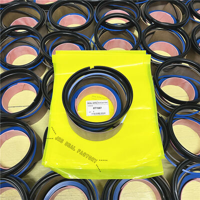 8T1567 8T-1567 Υδραυλικός κύλινδρος φορτωτής ανυψωτικό κιτ στεγανοποίησης τιμονιού NBR Black Oring